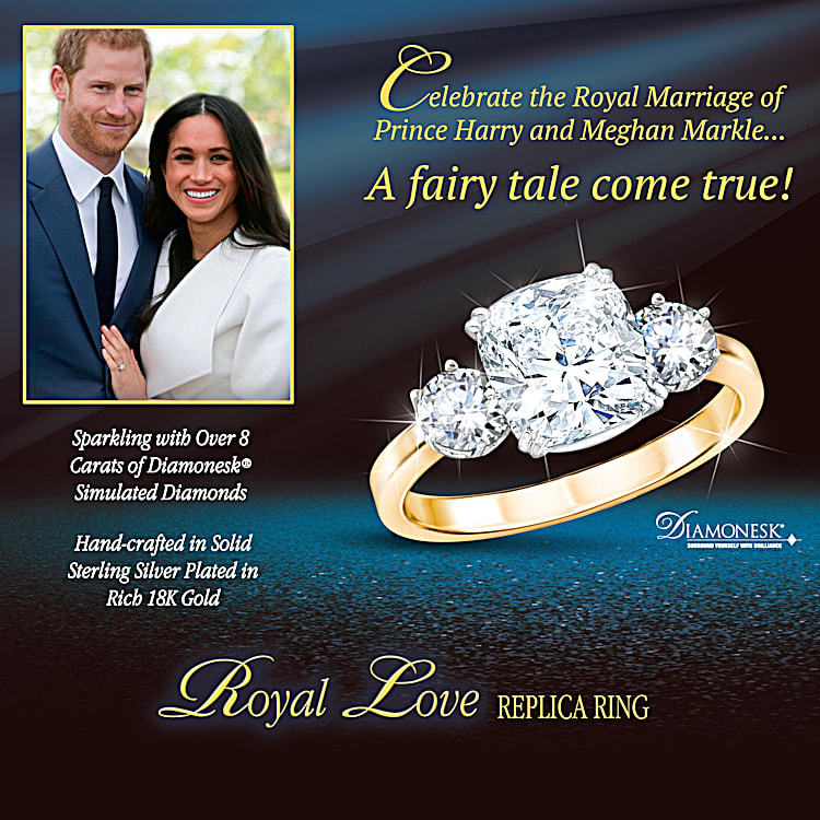 Royal Love Womens Sterling Silver Diamonesk Ring
