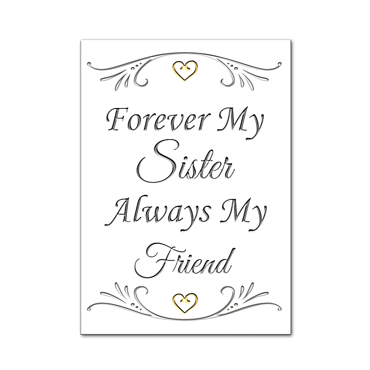 Always my sister forever my friend necklace store