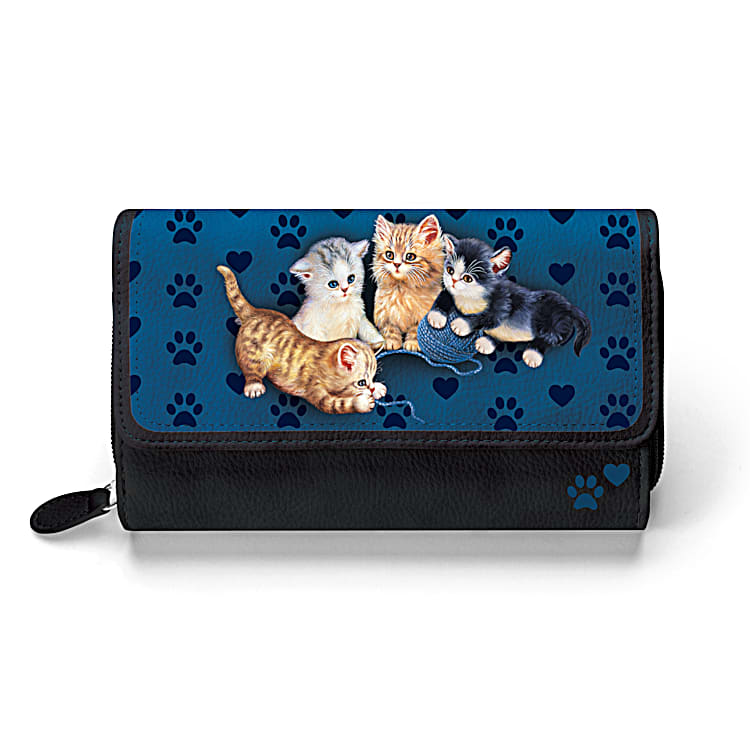 Cute cat wallet hotsell