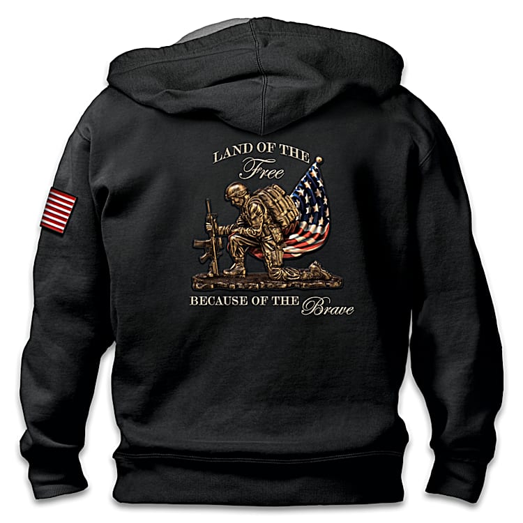 Bradford exchange military hoodies on sale