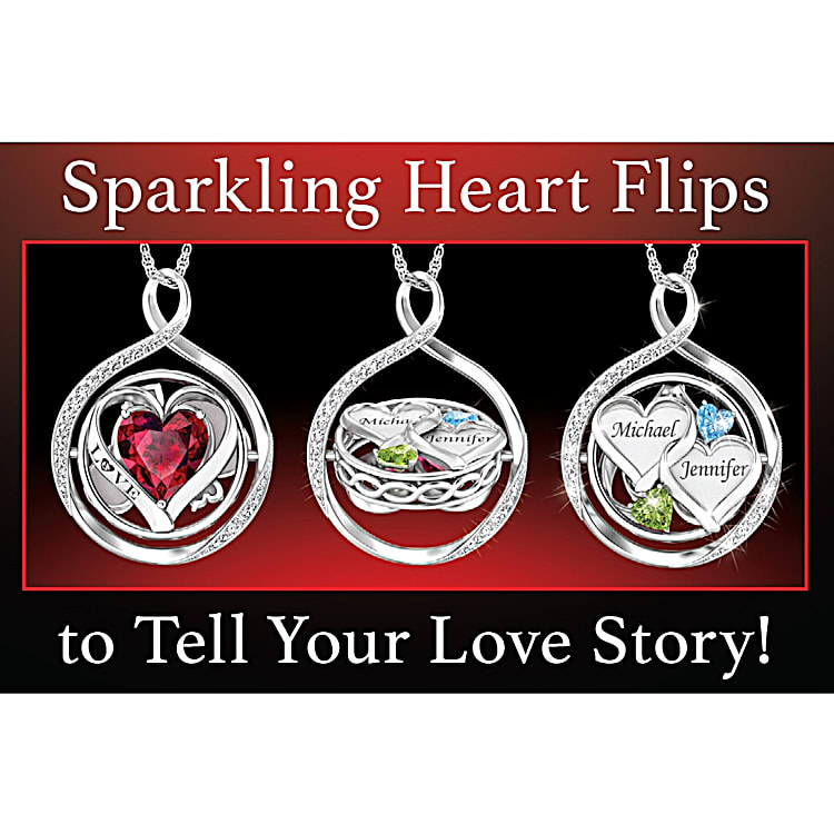 Head Over Heels Womens Personalized Sterling Silver Flip Head Over Heels Womens Personalized Sterling Silver Flip
