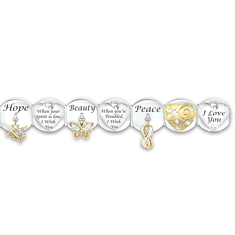 Bradford exchange daughter bracelet on sale