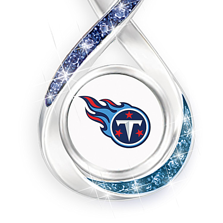 Tennessee Titans Forever Womens NFL Infinity-Shaped Pendant