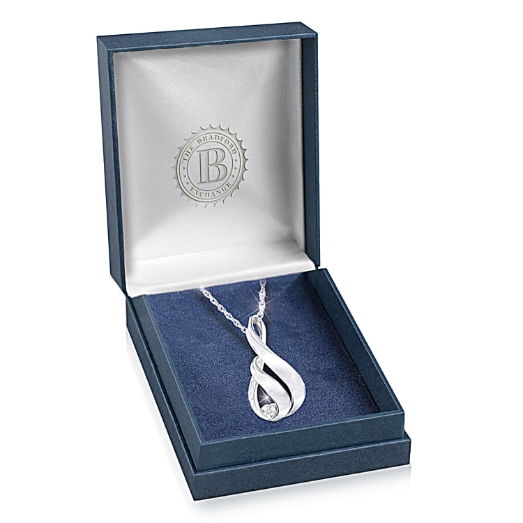Interwoven discount diamond necklace