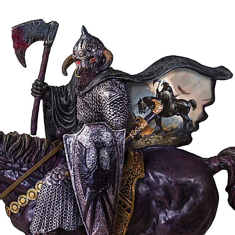 Frank Frazettas Death Dealer Hand-Painted Sculpture Frank Frazettas Death Dealer Hand-Painted Sculpture