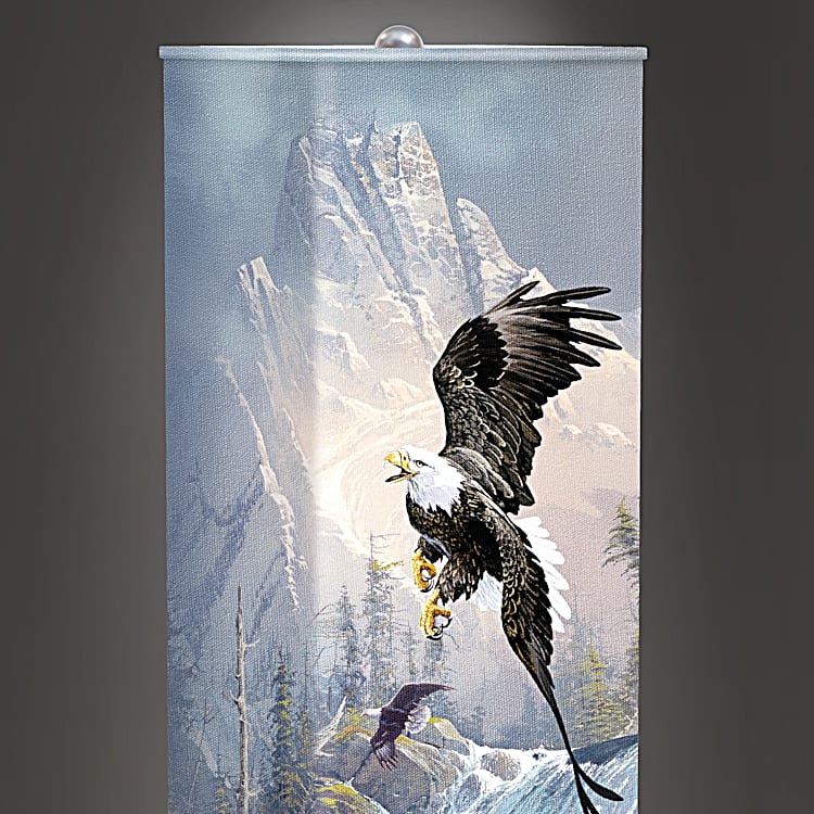 Ted Blaylock Glory Of Flight Eagle Art Floor Lamp