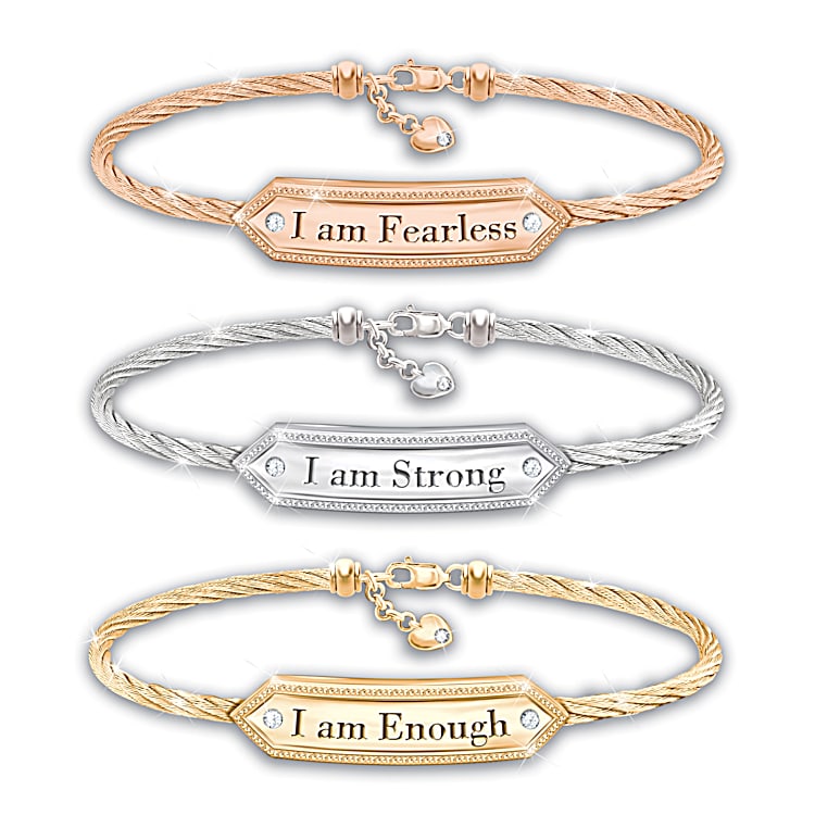 Cable bracelet womens outlet