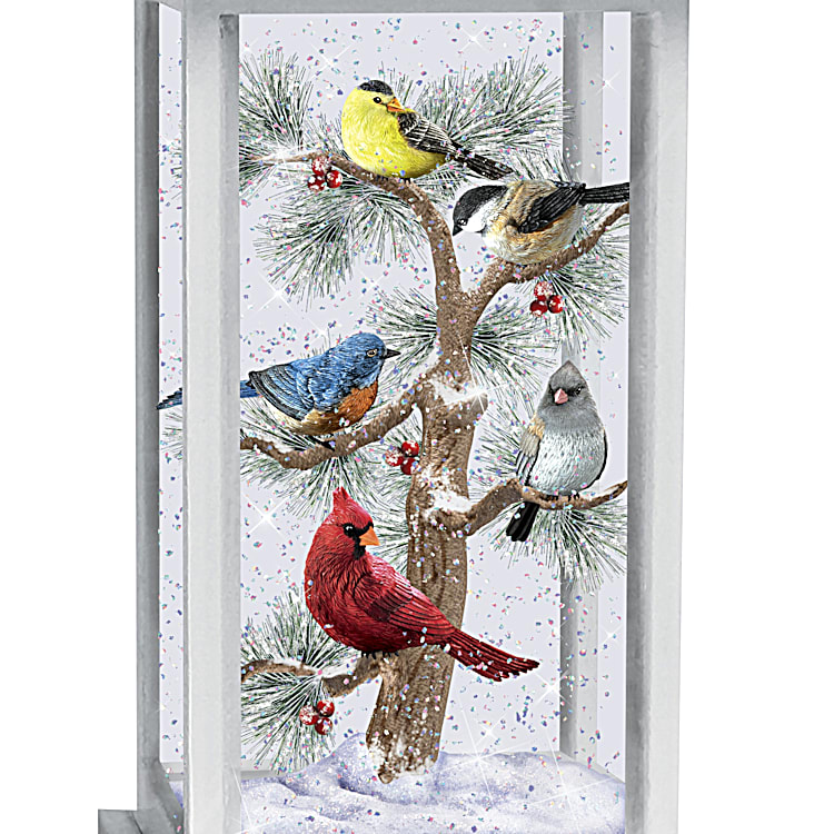 Songs Of The Season Illuminated Snowglobe-Style Lantern