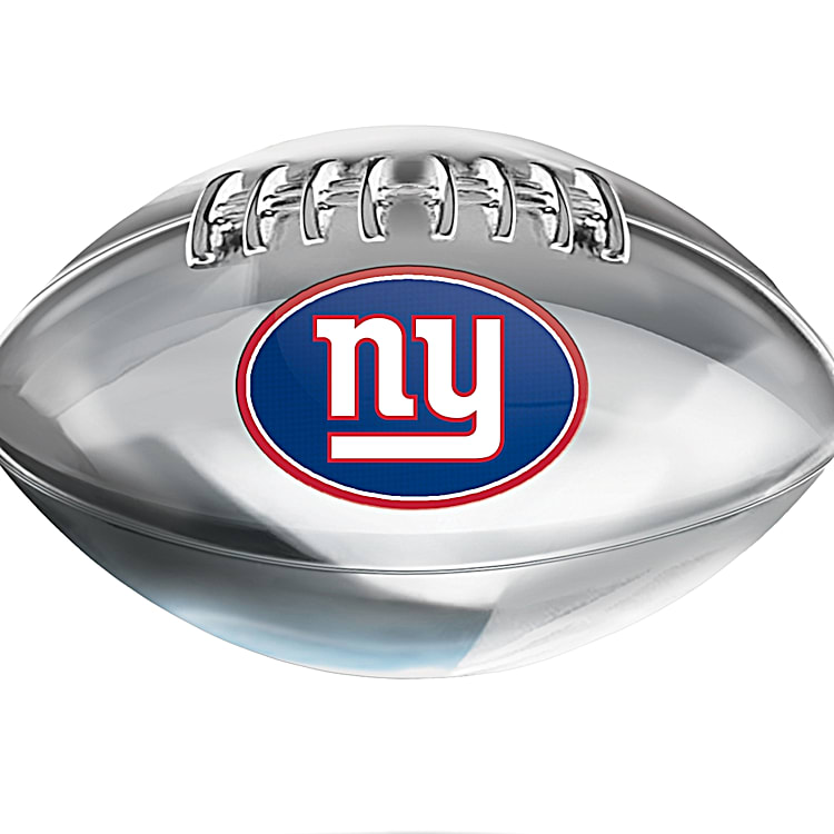 New York Giants Levitating Football Sculpture