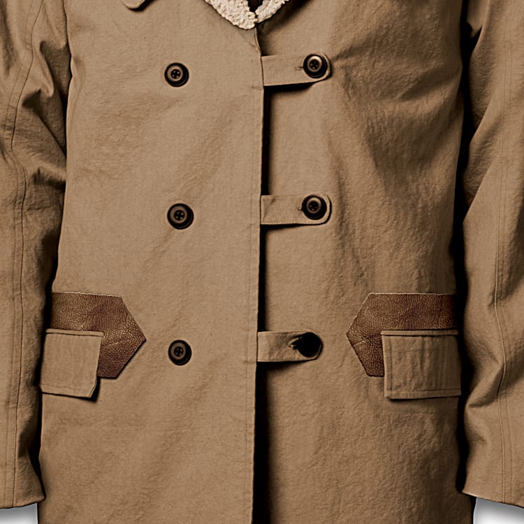 Legendary John Wayne Mens Mohave-Brown Western Jacket