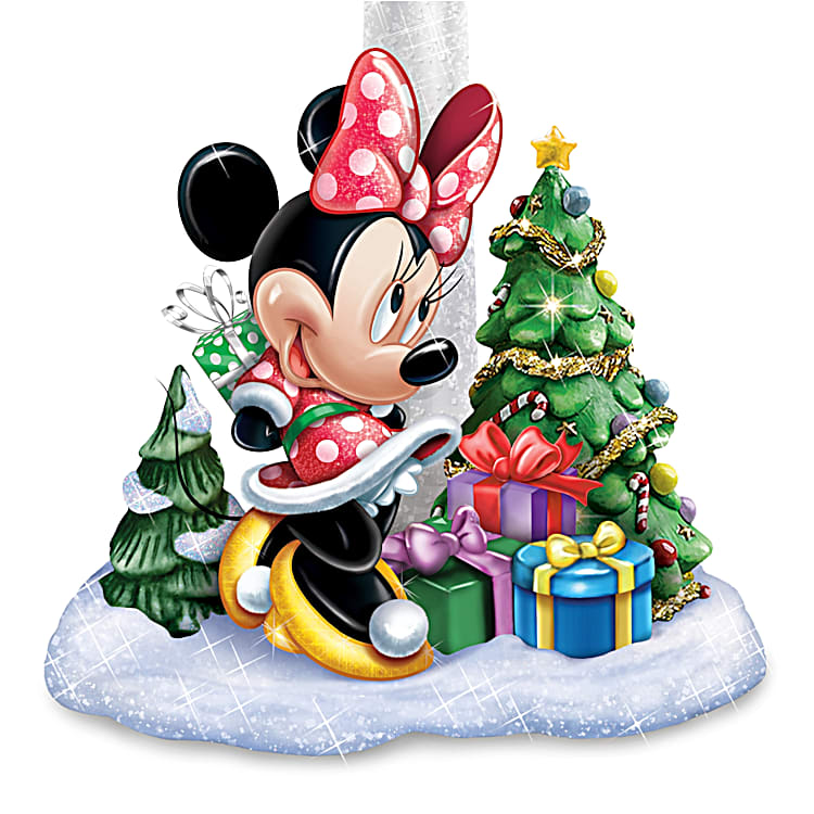 soep Respectievelijk Geruststellen Disney Heartwarming Holidays Flickering Flameless Candle Set Featuring  Hand-Painted Mickey Mouse And Minnie Mouse In Holiday Outfits With Each  Base Adorned With Gifts & Glittery Snow