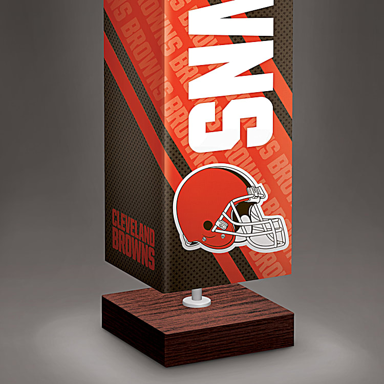 Cleveland Browns NFL Floor Lamp With Foot Pedal Switch Cleveland Browns NFL Floor Lamp With Foot Pedal Switch
