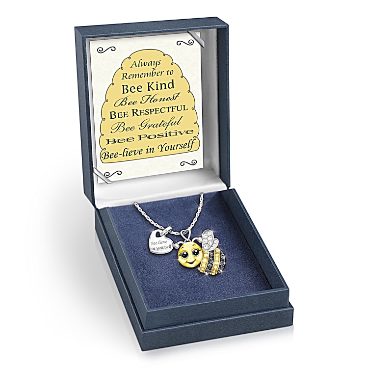 Bee lieve in yourself necklace discount