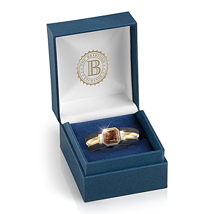 本当に信頼出来る店 Men's Bourbon Quartz Ring – Statement Ring 洋書