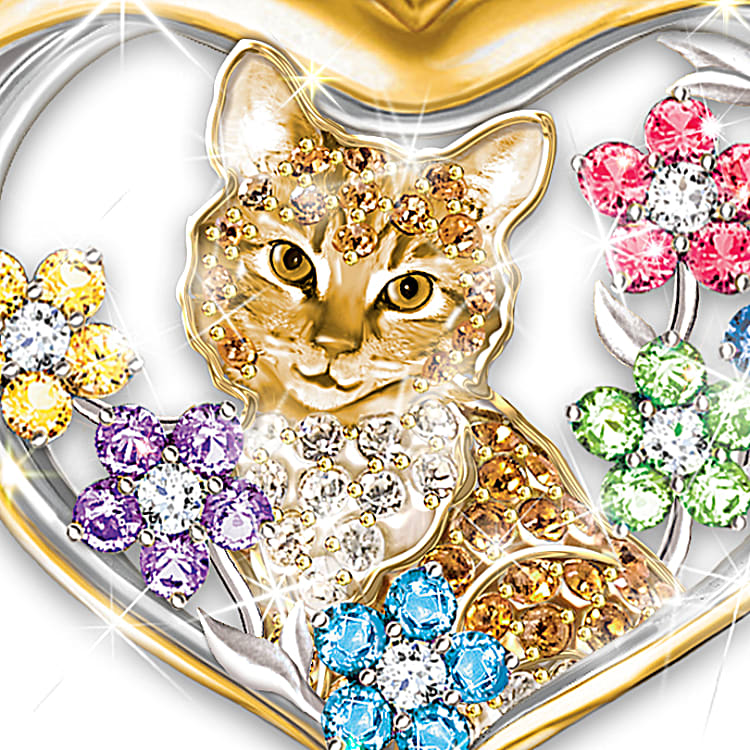 The Purr fect Garden Pendant Necklace
