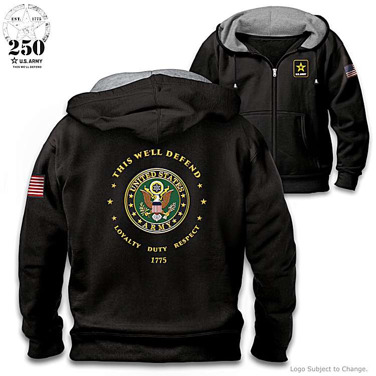 Army zipper hoodie new arrivals