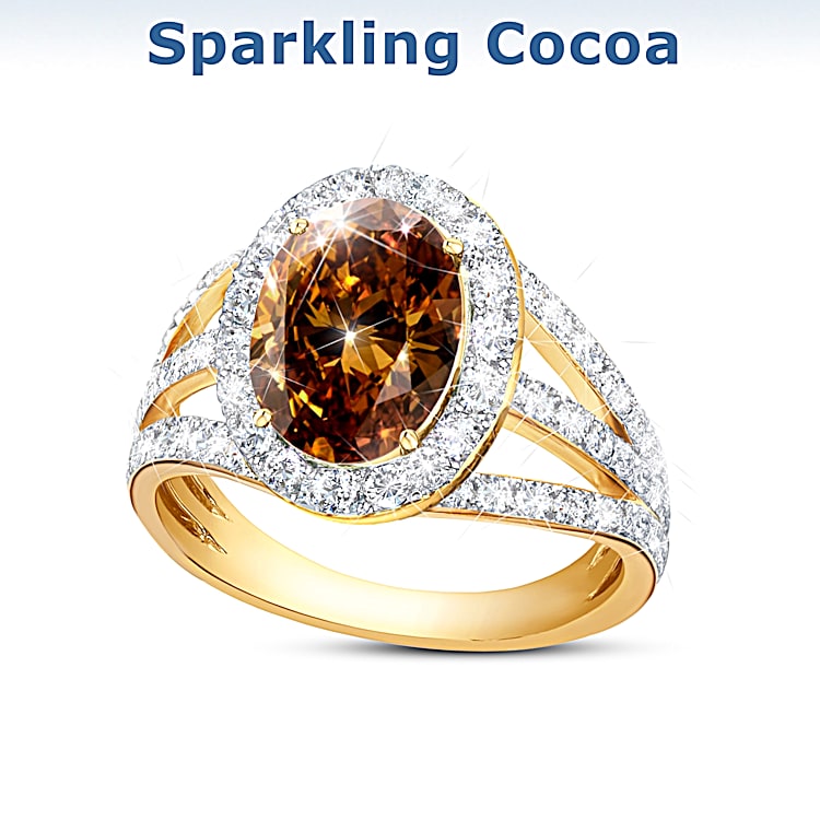 3 Designs 3 Cuts Magnificent Mocha Ring
