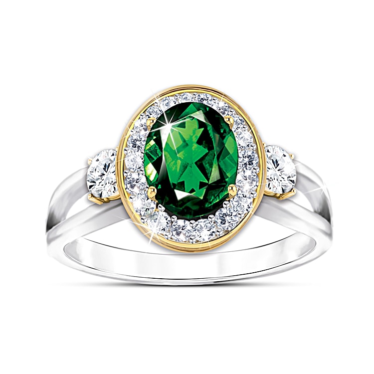 Green topaz ring sale