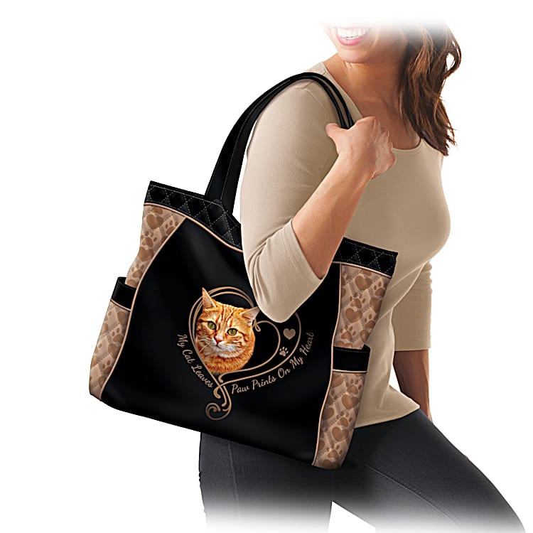 Bradford exchange cat purse top