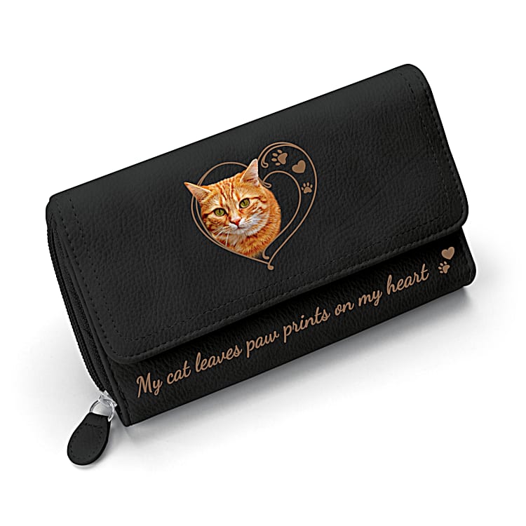 Bradford exchange cat purse top