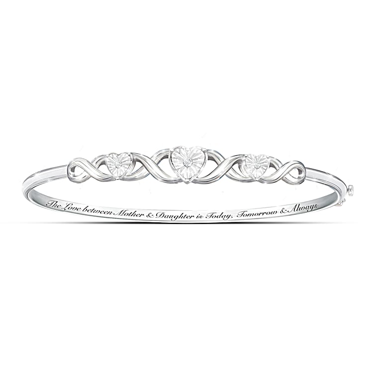 Mother and store daughter bangle bracelet