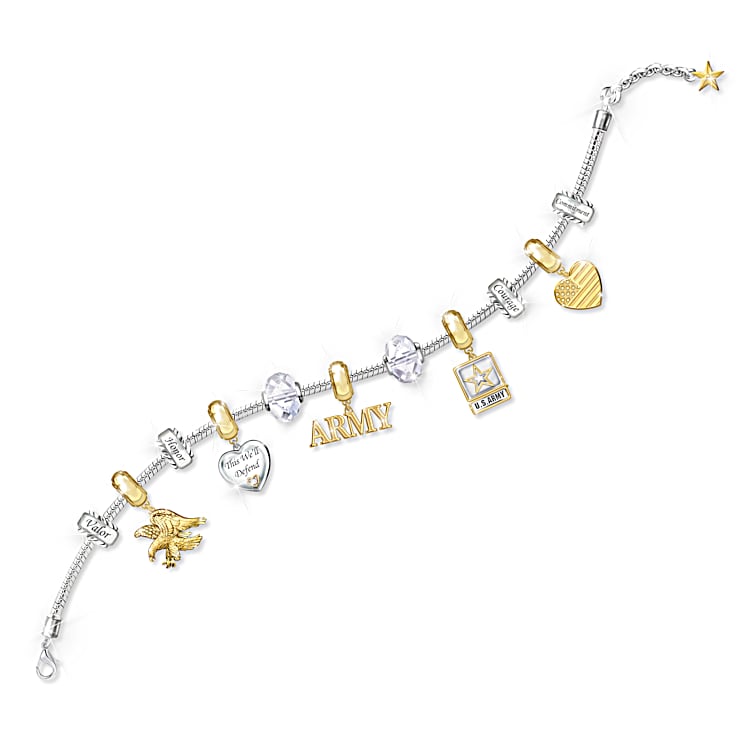 Army charms 2025 for pandora bracelets