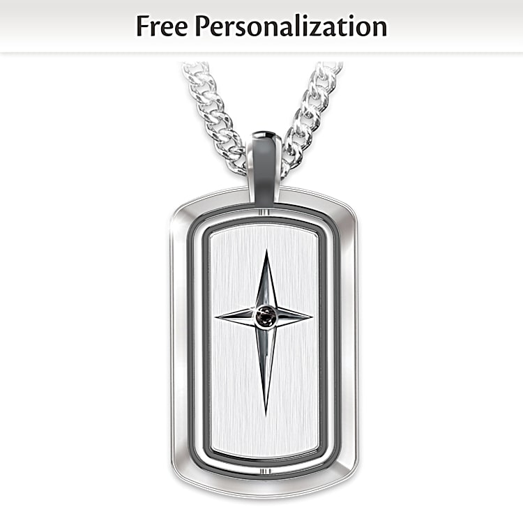 Engraved necklace for son new arrivals