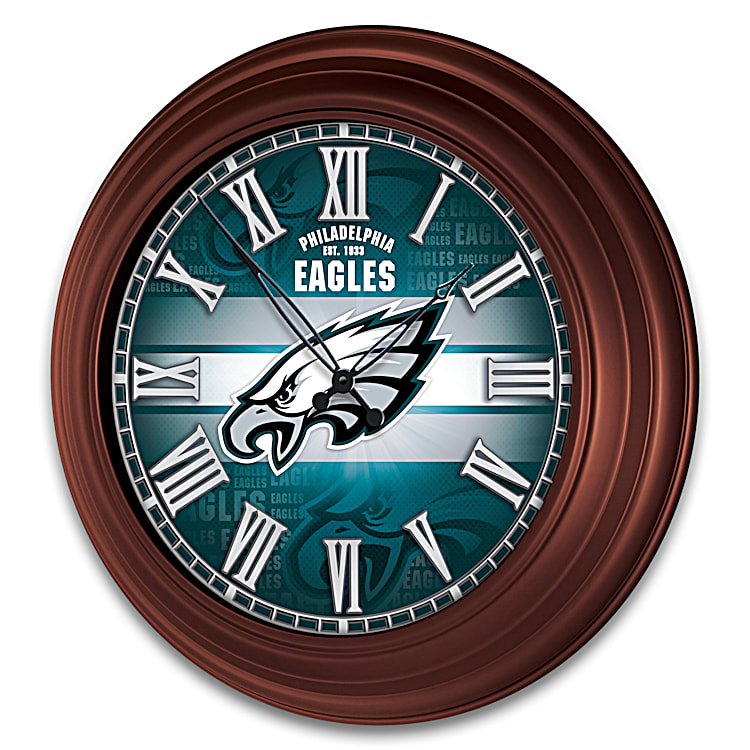 philadelphia eagles clock