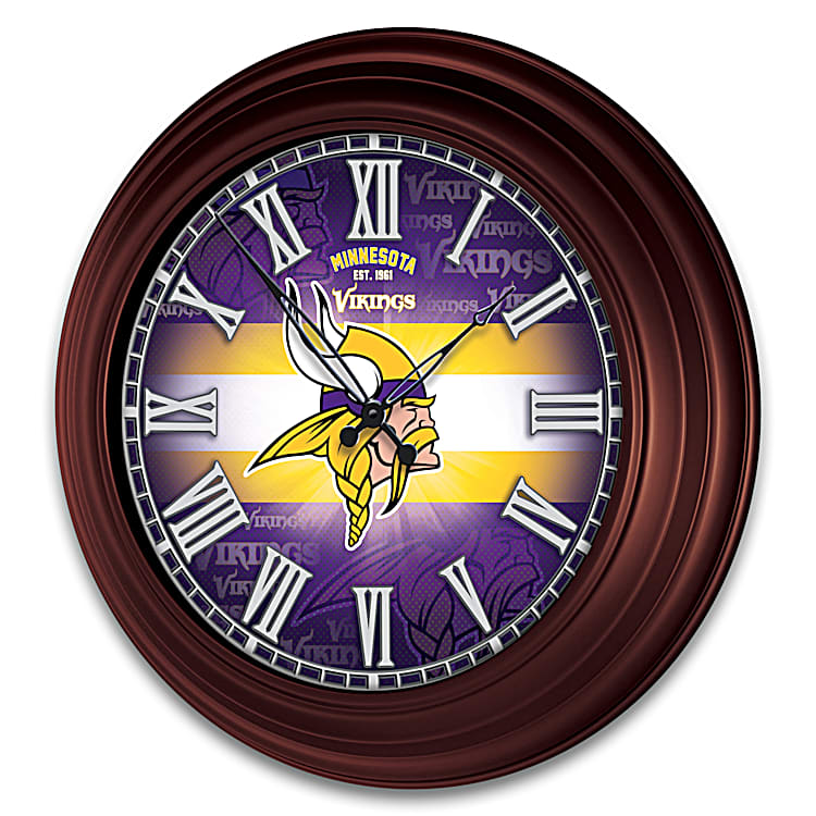 minnesota vikings clock