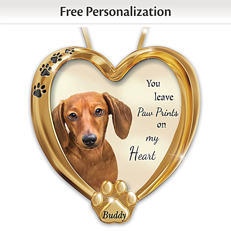 Personalized dachshund ornaments store