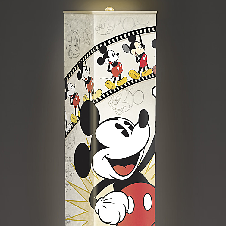 Lampe Bradford Exchange Mickey au fils des ans ( Disney ) - La Boîte à Folie