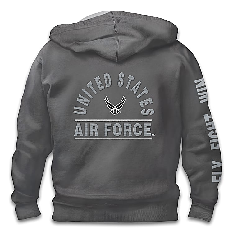 Ready at The Reveille Usaf Personalized Men s Hoodie