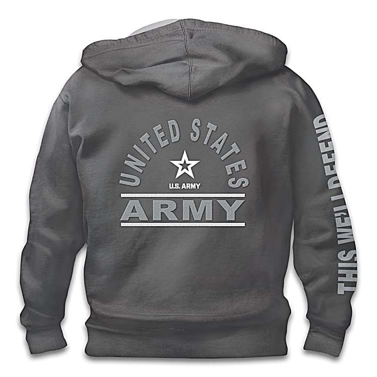 Gray army hoodie outlet