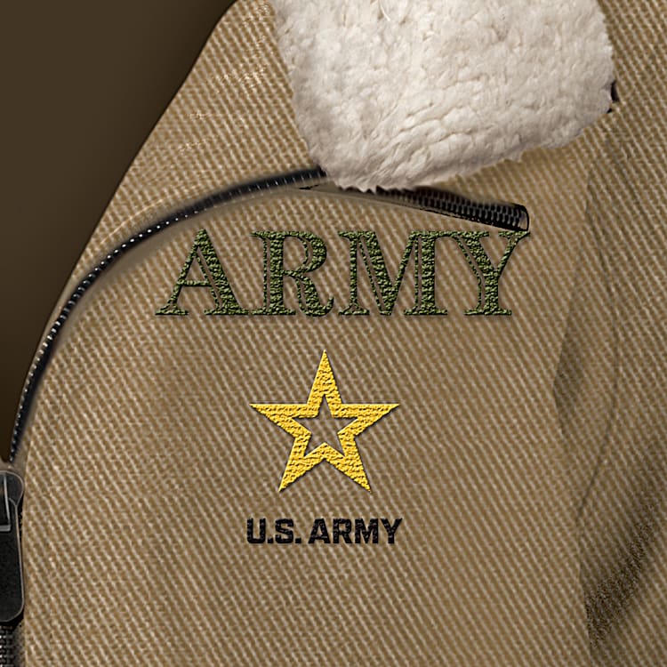 Men's Us Army Bomber Jacket – Classic Cotton Twill With Army Men's Us Army Bomber Jacket – Classic Cotton Twill With Army
