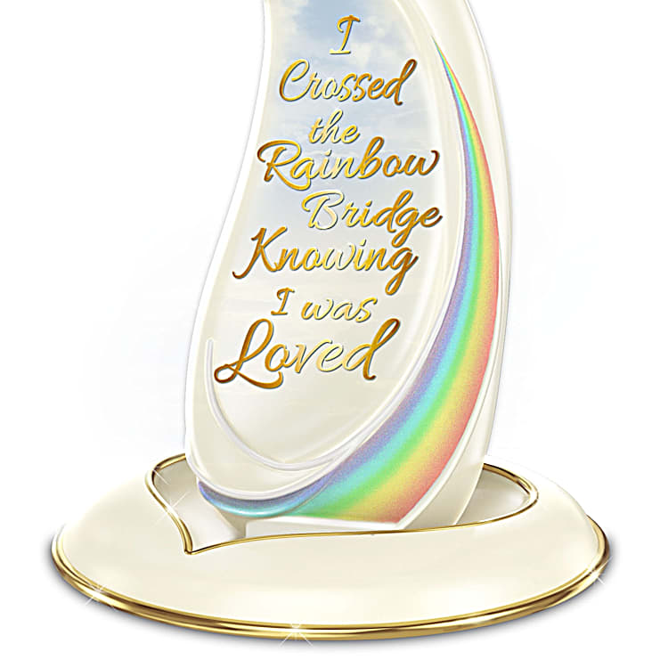 The Rainbow Bridge Personalized Heirloom Porcelain Pet