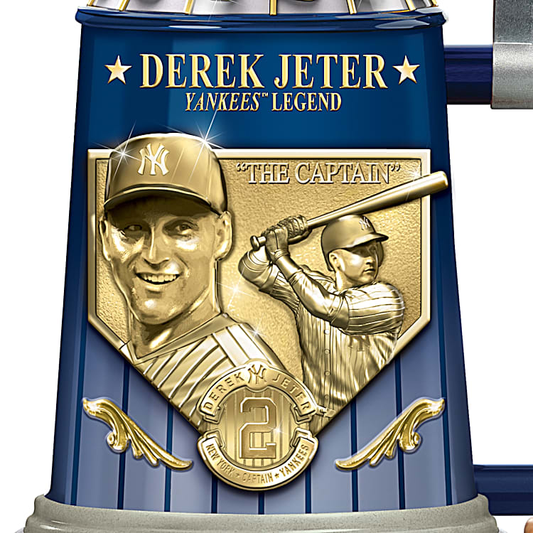  Derek Jeter Yankees Captain #2 Retired 24K Gold Plated NY  Quarters 3-Coin Set : Collectibles & Fine Art