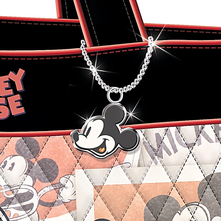 Disney Classic Moments Diamond Quilted Poly-Twill Tote Bag