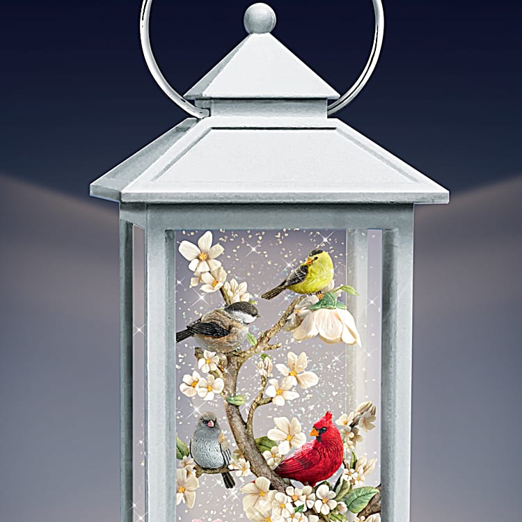 A Joyful Gathering Glitter Globe Lantern