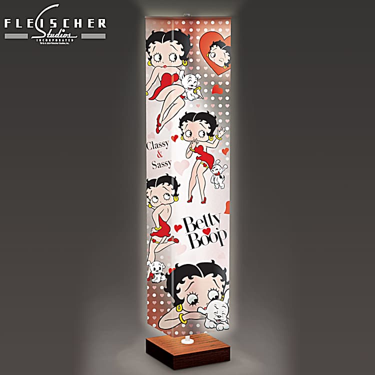 Betty Boop Fun & Flashy Floor Lamp With Foot Pedal Switch Betty Boop Fun & Flashy Floor Lamp With Foot Pedal Switch