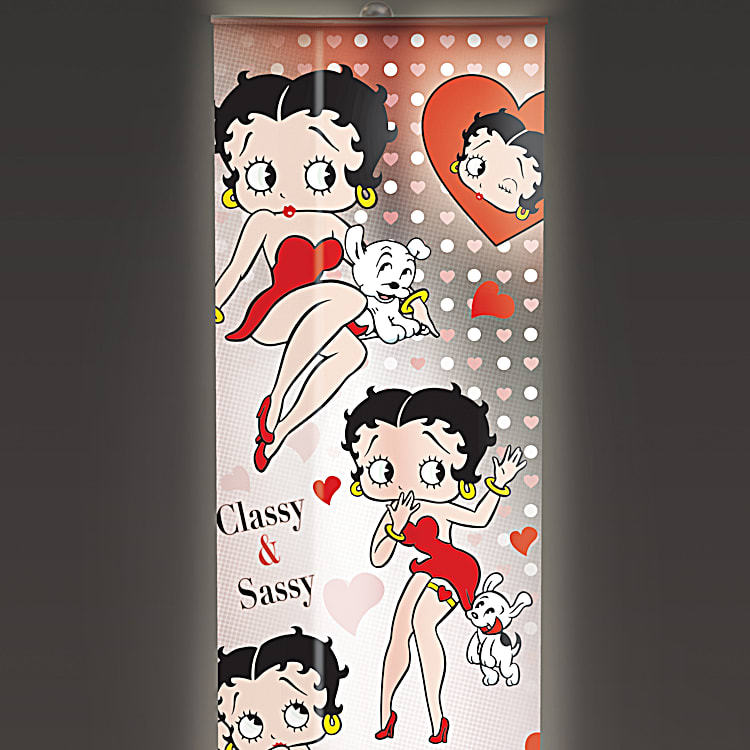 Betty Boop Fun & Flashy Floor Lamp With Foot Pedal Switch Betty Boop Fun & Flashy Floor Lamp With Foot Pedal Switch