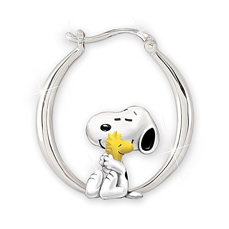 Snoopy jewelry sterling silver deals
