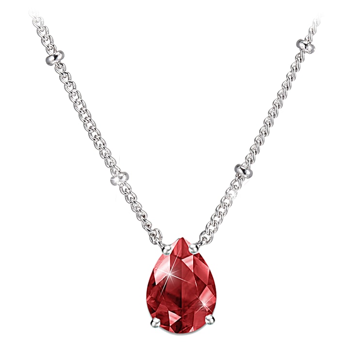 Fake diamond pendant necklace best sale