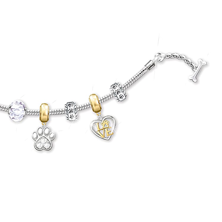 Yorkie discount charm bracelet