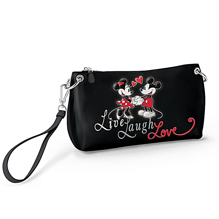 Hot Disney Fashion Mickey Minnie For Girl Handbag PU Leather