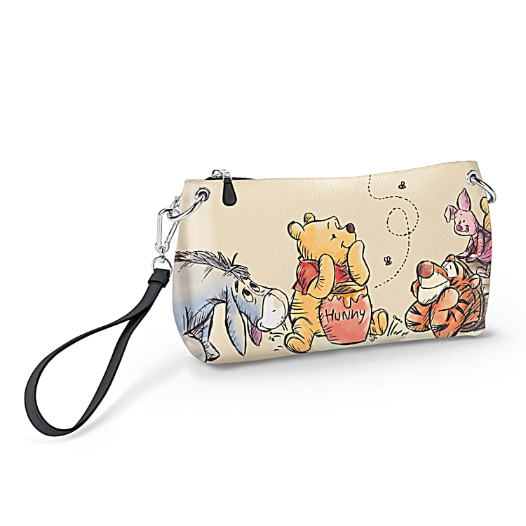 Disco mar Mediterráneo cosa Disney Winnie The Pooh Womens Convertible Handbag That Can Be Worn 3 Ways &  Features Artwork Based On The Work By E.H. Shepard