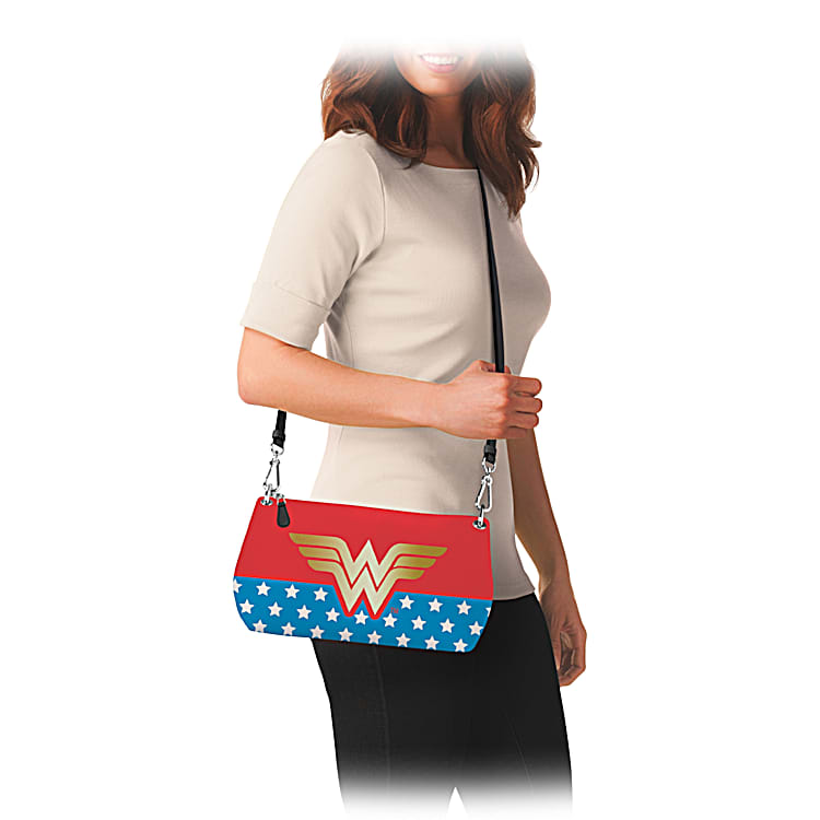 DC Comics Wonder Woman Convertible Handbag Featuring The Iconic