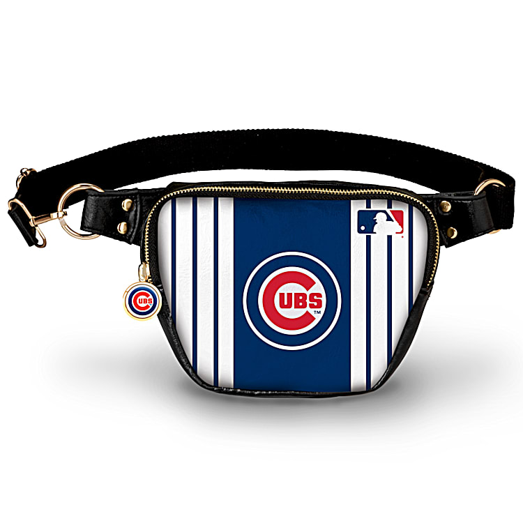 Chicago Cubs Purse Cross Body Clutch With Wristlet Key Fob 