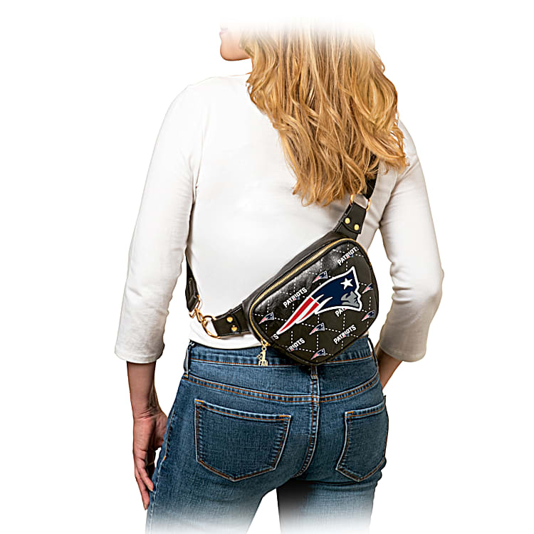 New England Patriots Womens NFL Belt Bag Featuring Team Logo A