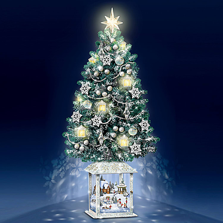Thomas Kinkade Festival Of Lights Illuminated Tabletop Thomas Kinkade Festival Of Lights Illuminated Tabletop