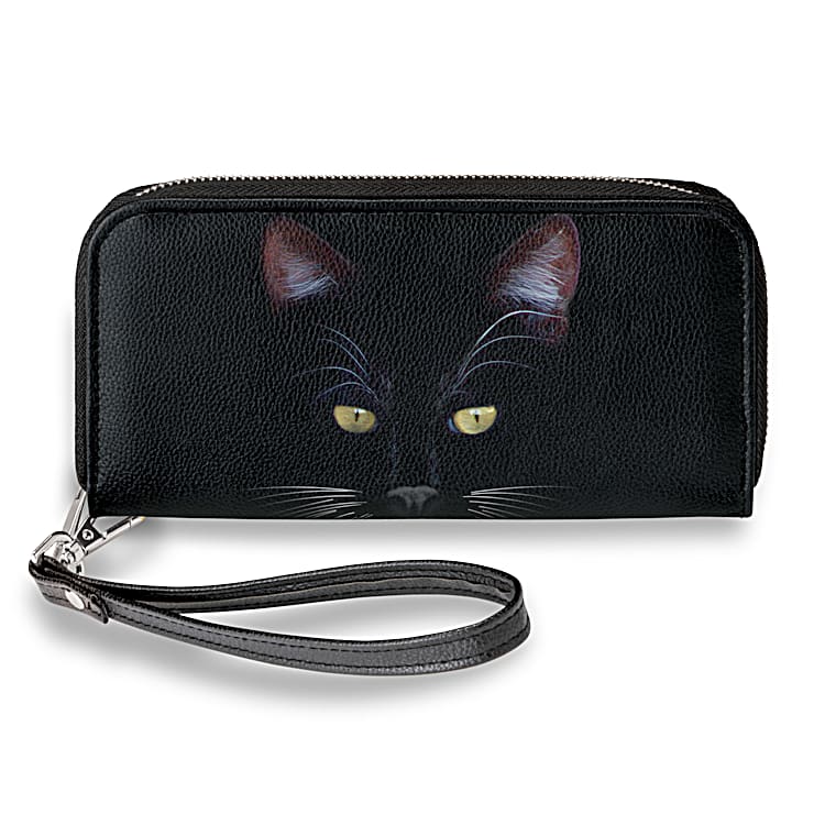 Black wristlet wallet discount